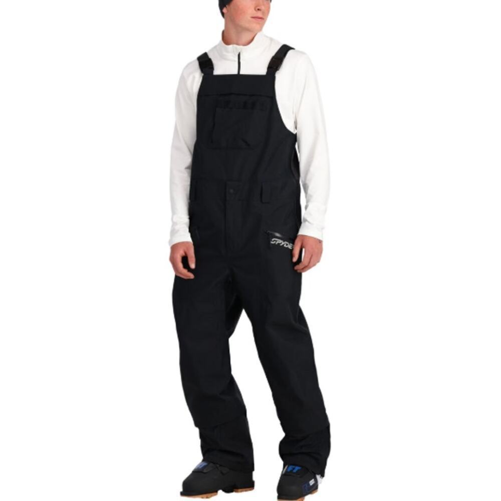 Spyder Men's Black Sanction Bib Shell Pants Size XL